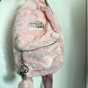 Pink Playboy Faux Fur Backpack by Loungefly